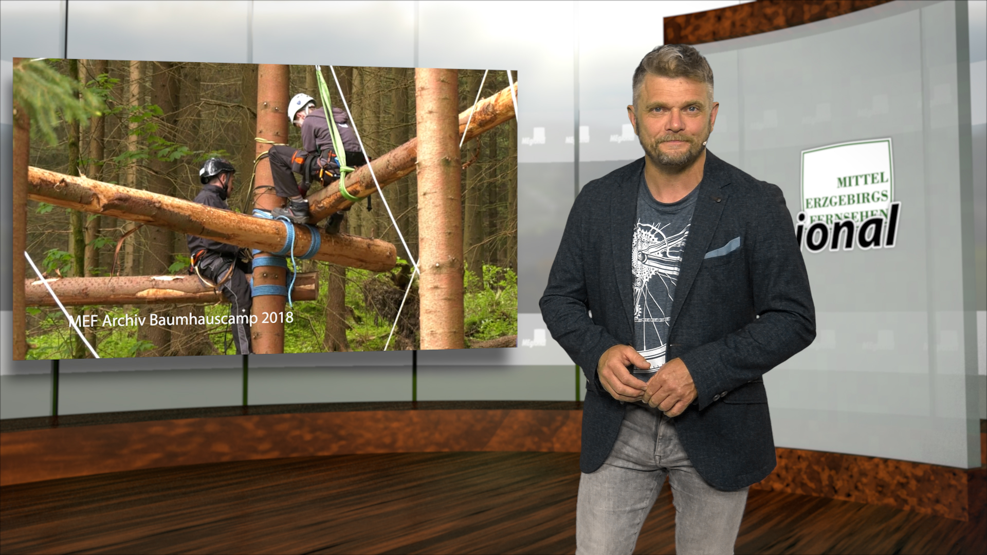 MEgional am 23. Juni 2021 mit einem Baumhauscamp in Pockau