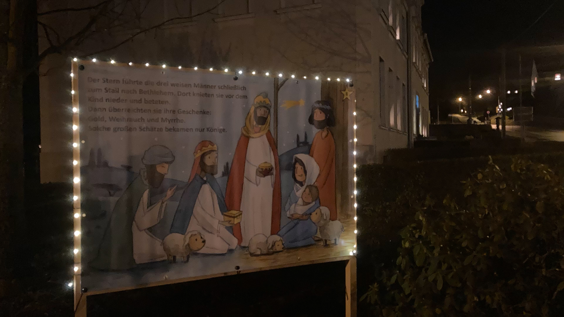 MEgional am 16. Dezember 2021 mit dem Krippenweg durch Lauterbach