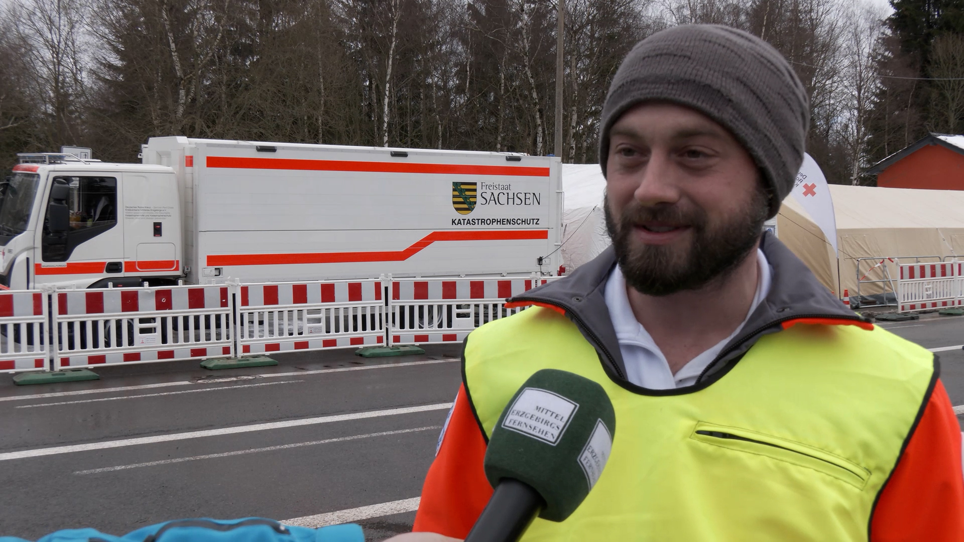 MEgional am 18. Februar mit einem Schnelltestzentrum an der Grenze