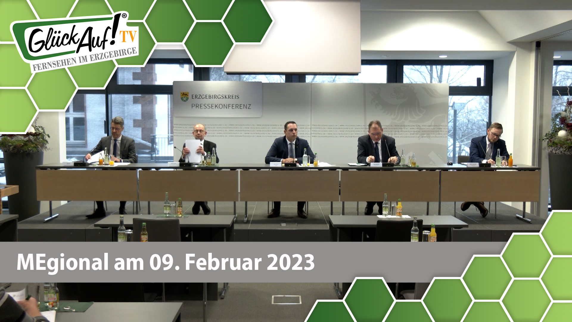 MEgional am 09. Februar 2023 - mit der Pressekonferenz im Landratsamt