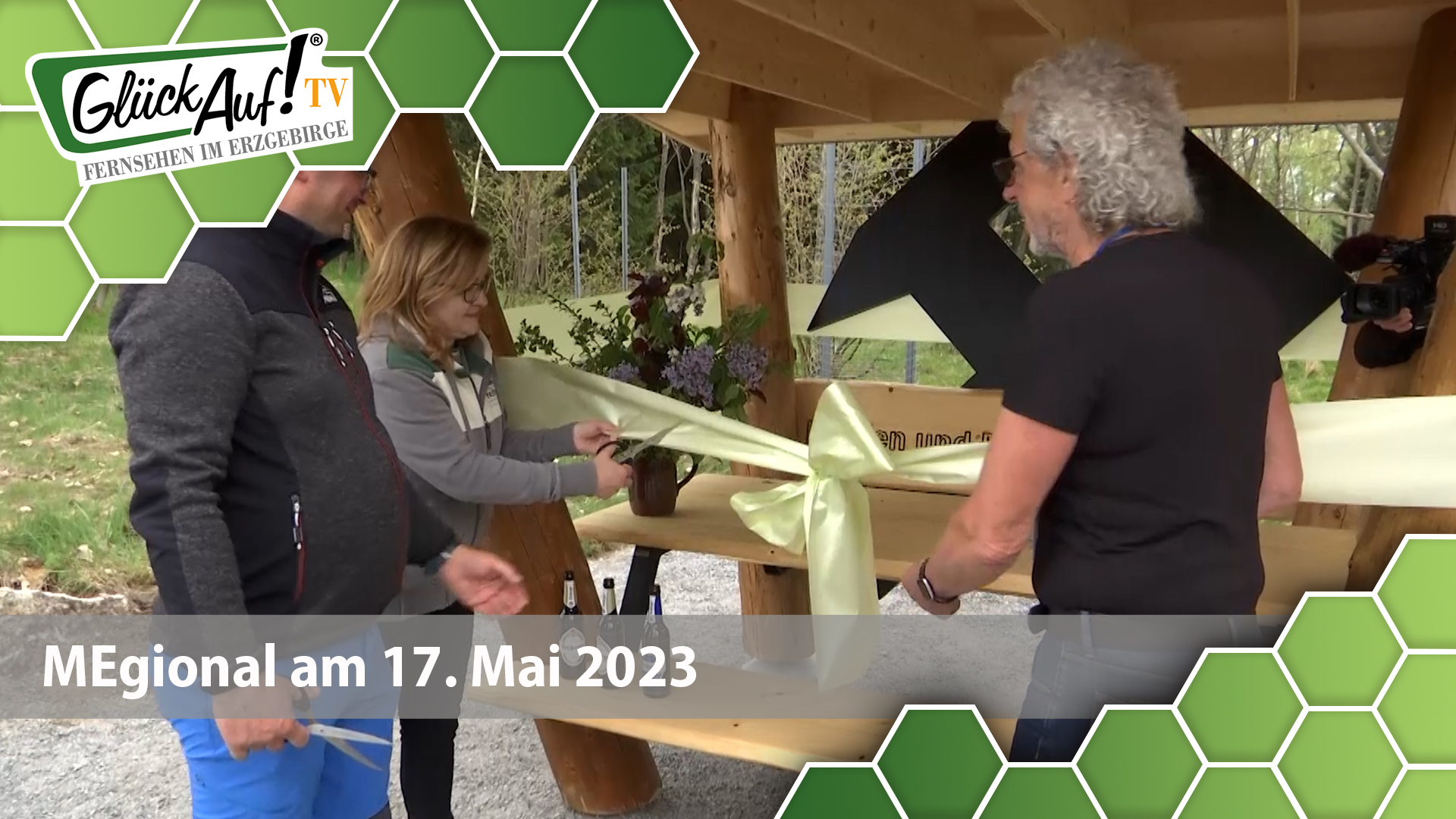 MEgional am 17. Mai 2023 u.a. mit der Übergabe der "FREIBERGER Schutzhütte" in Jöhstadt