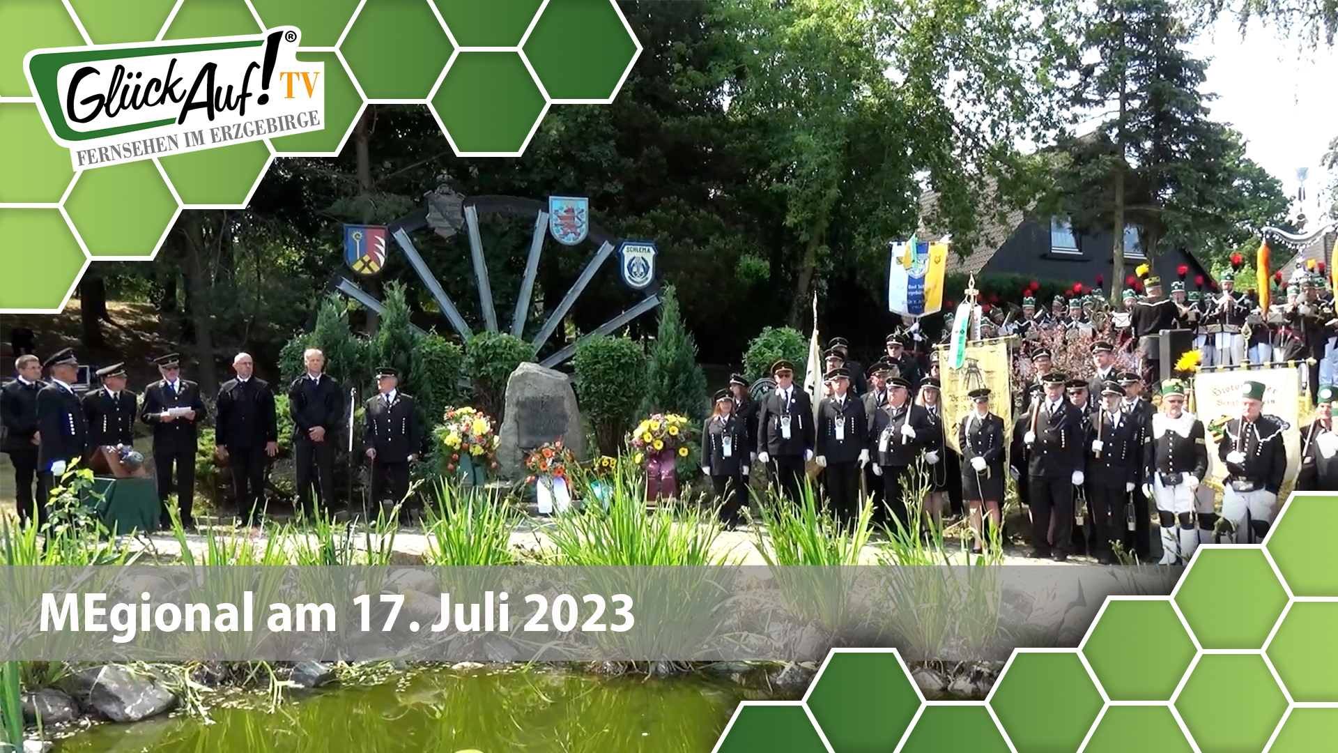 MEgional am 17. Juli 2023 u.a. mit dem Bergmannstag in Bad Schlema