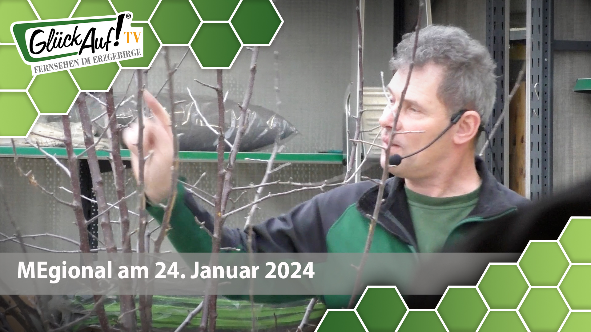 MEgional am 24. Januar 2024 mit Tipps zum Gehölzbeschnitt