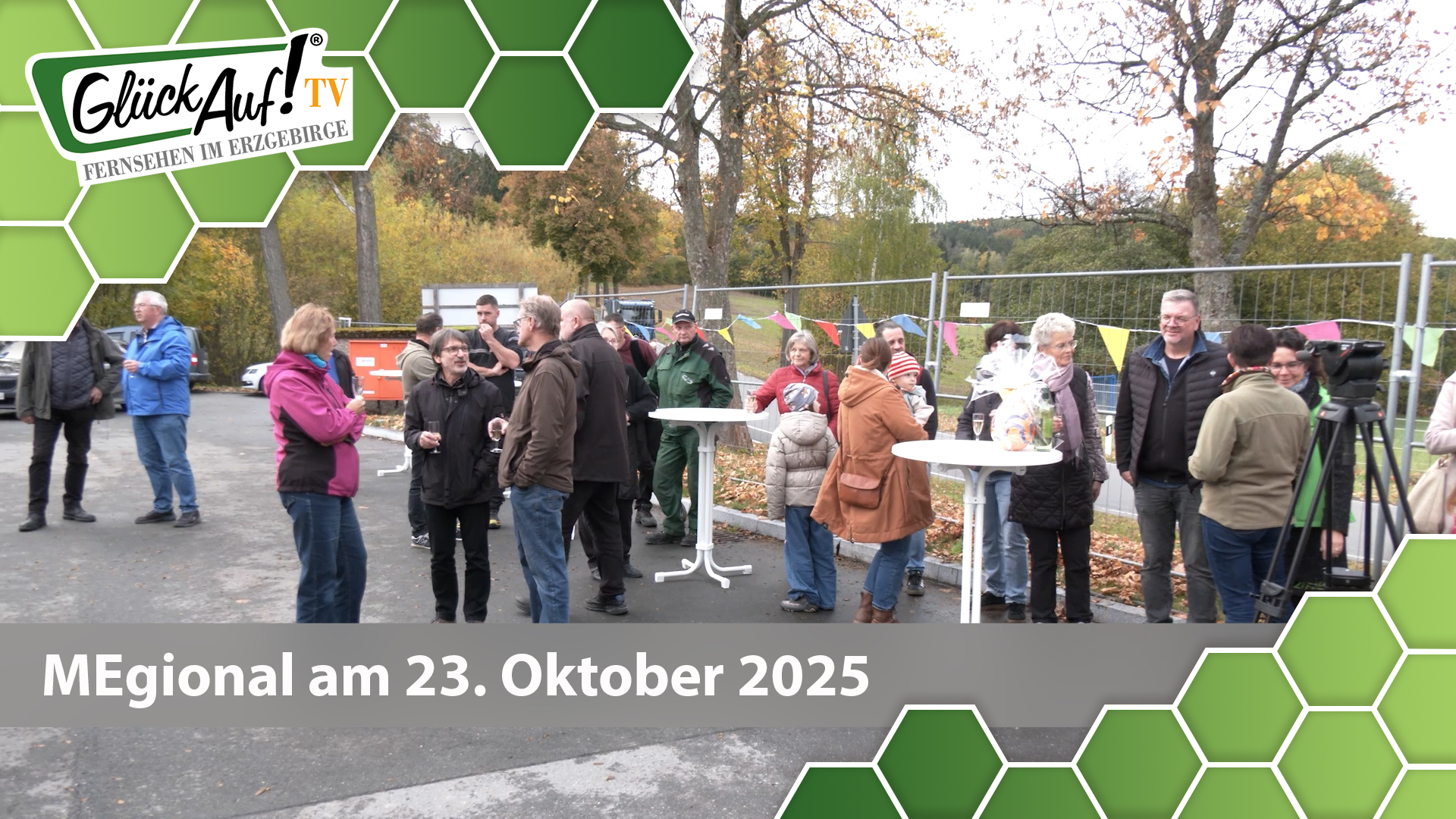 MEgional am 23. Oktober 2025 mit dem Thema: Michael Kretschmer in Zwönitz