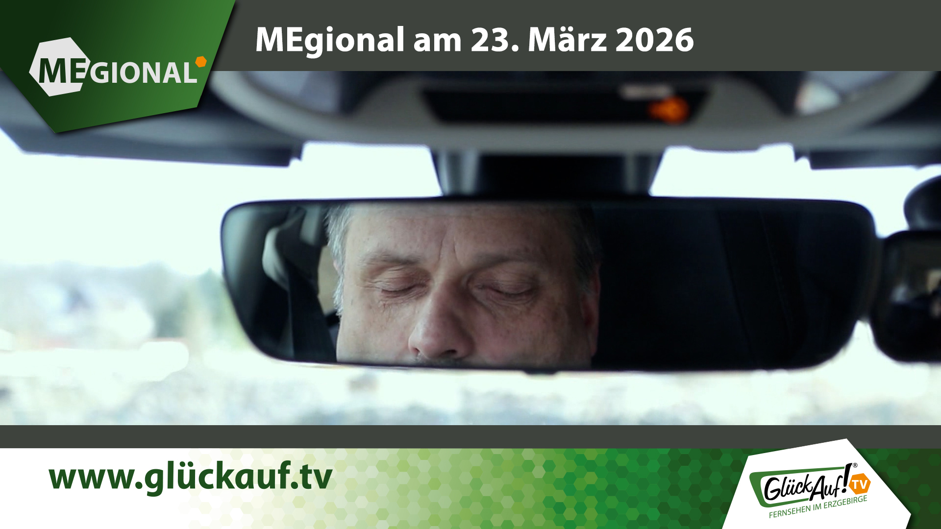 MEgional am 23. März mit dem Thema: Sehbehinderte fahren Auto